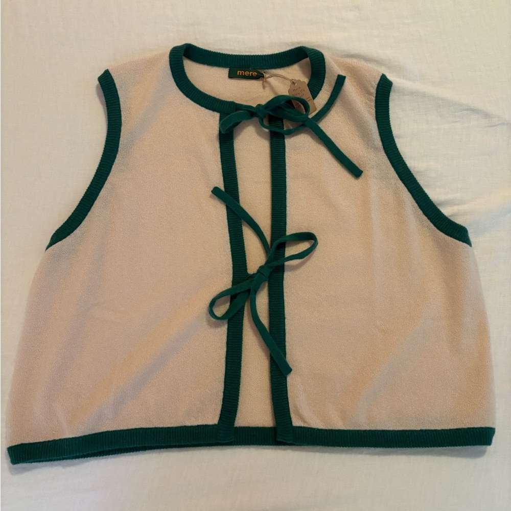 Cashmere Tie Vest